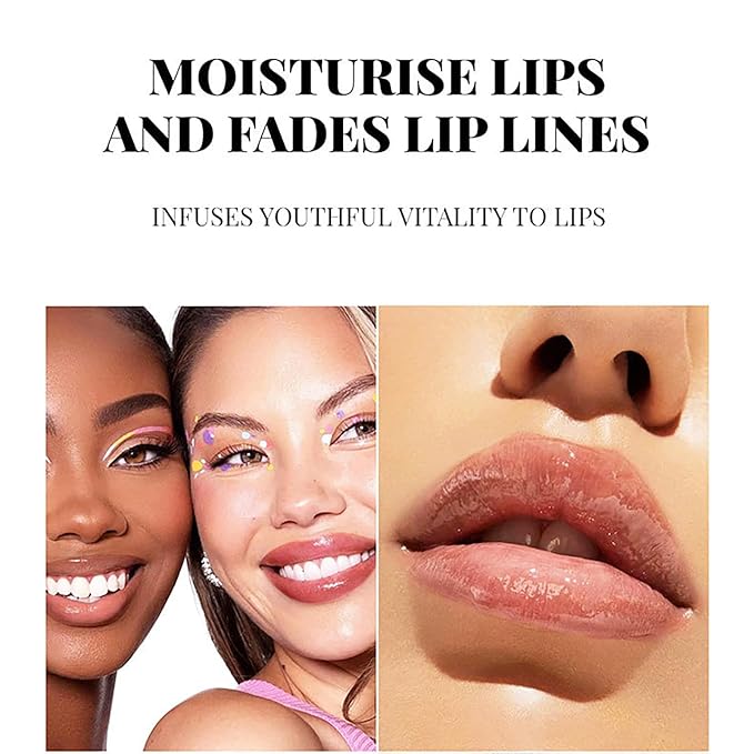 Color Change Plumping Lip Oil Set, Mirror Lip Gloss for Lip Care, Fruit Flavour Natural Hydrating Lip PlumperLip Glow Oil Toot Lip Oil, Nourishing, Non-sticky