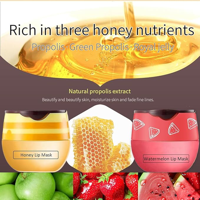 4 PCS Bee Lip Balm Honey Lines