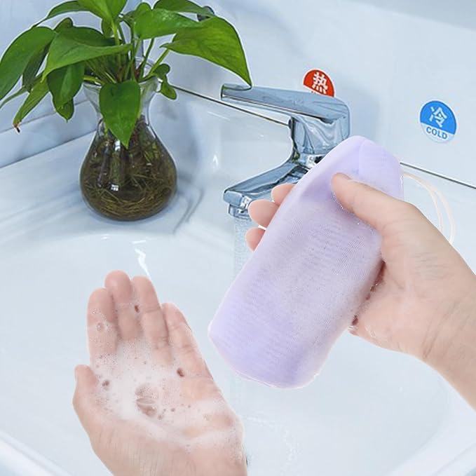 Bewudy 6 PCS Soap Pouch, Exfoliating