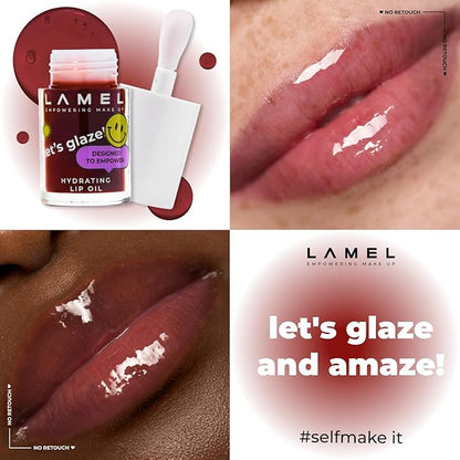 Lamel Hydrating Lip Oil LET`S GLAZE - Hydrating Lip