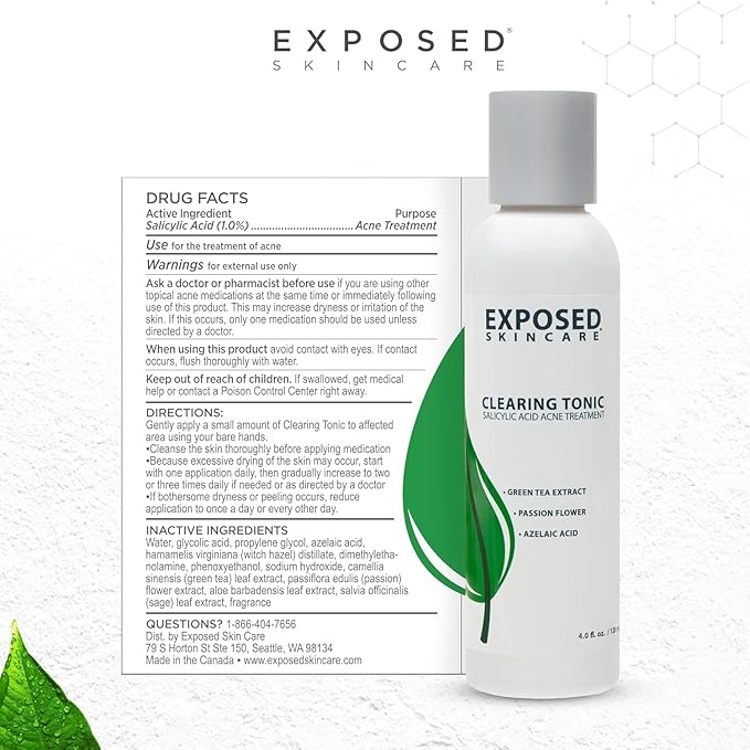Exposed Skin Care Acne Treatment Kit Clearing