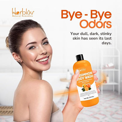Persimmon Body Wash for Body Odor