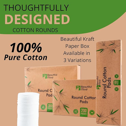 Beautiful mind cotton rounds makeup