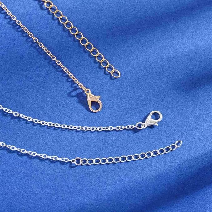 Vintage Pearl Necklace Long Birds Necklace Chain Pendant