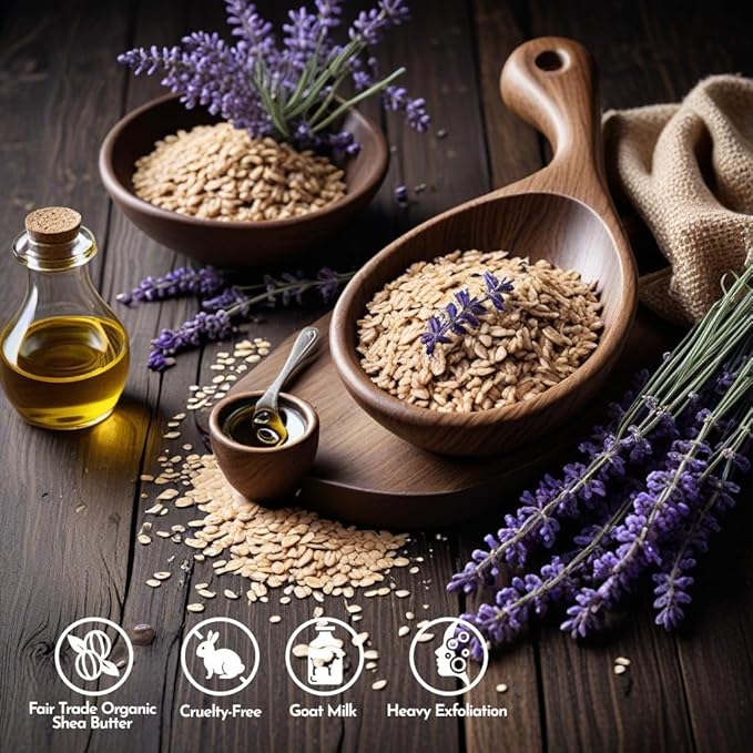 Lavender Oatmeal Bar Soap - Real