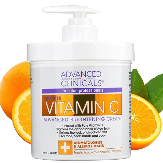 Advanced Clinicals Vitamin C Cream Face Aging