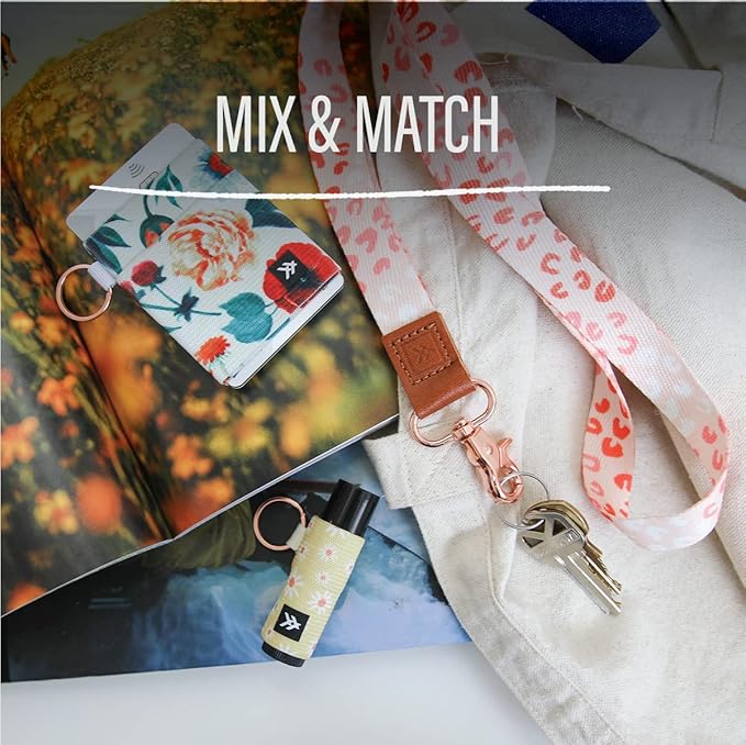Thread Wallets Lip Balm Holder Keychain, Lip Gloss