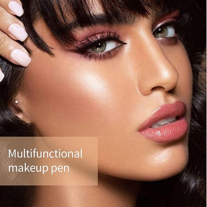 Liquid Highlighter Beauty Wand, Highlight Stick with Cushion Pearl White)