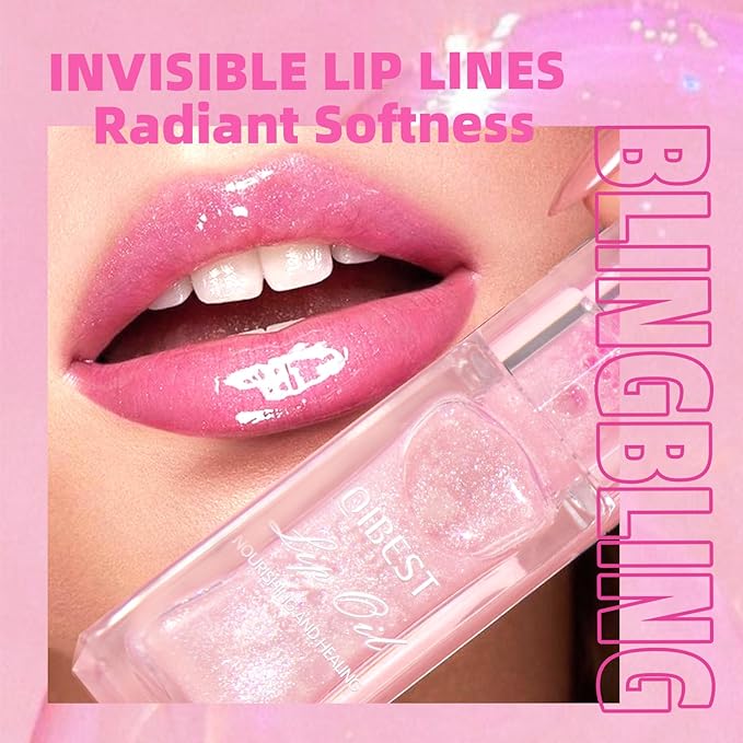 2 Pcs Boss Up Color Changing Lip Oil, Color Changing Lip Oil With Big Brush, Moisturizing and Non-sticky Boss Up Cosmetics, Lip Gloss Plumping Lip Oil