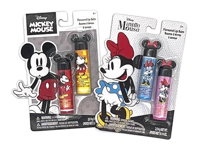 Disney Mickey and Minnie Lip Balm Flavors