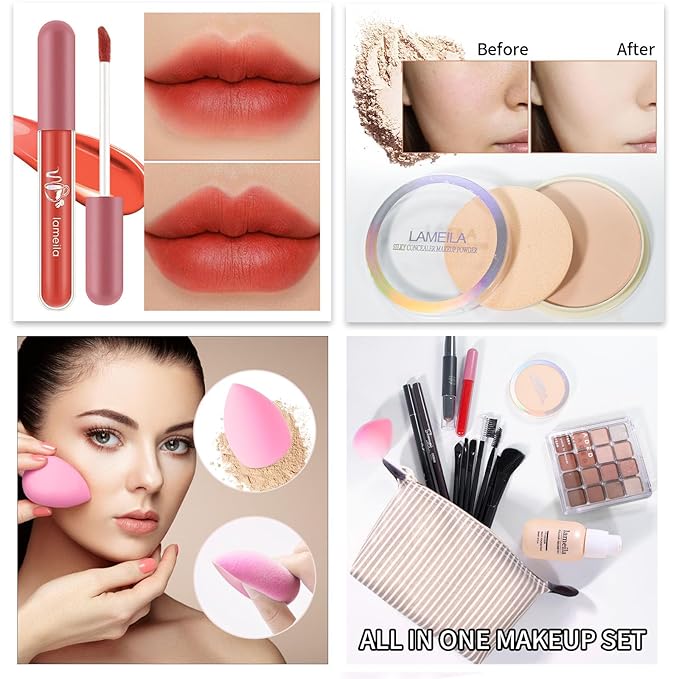 Makeup Set Full Kit for Girls Teens Women,
