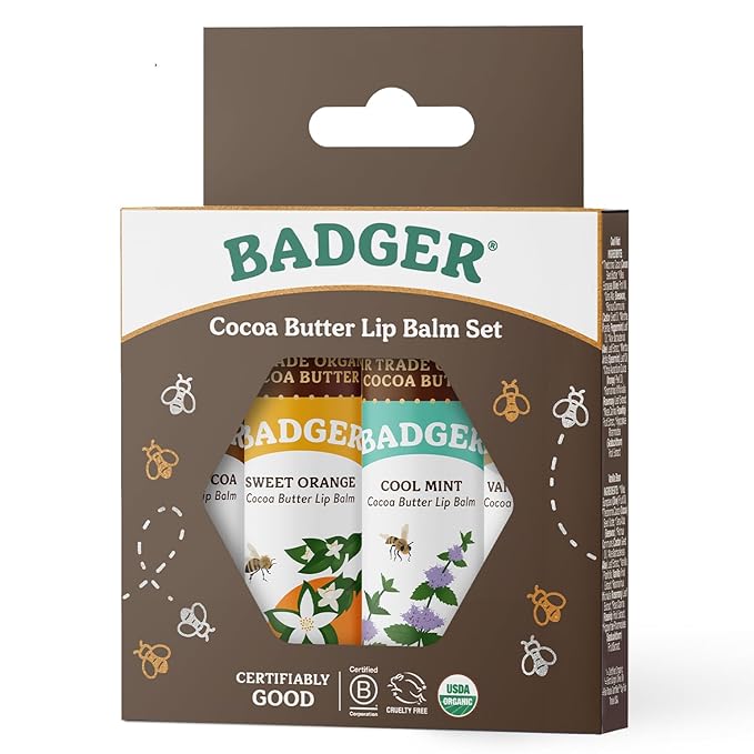 Badger - Cocoa Butter Lip Balm oz