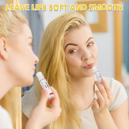 DMSKY 12 Pack Lip Balm, Natural