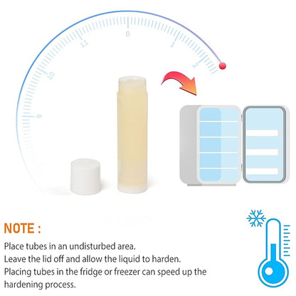 LotFancy Lip Balm tubes Empty, 60PCS