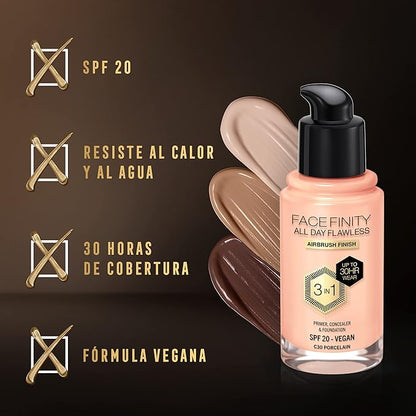 Max Factor Facefinity All Day Flawless 3 In