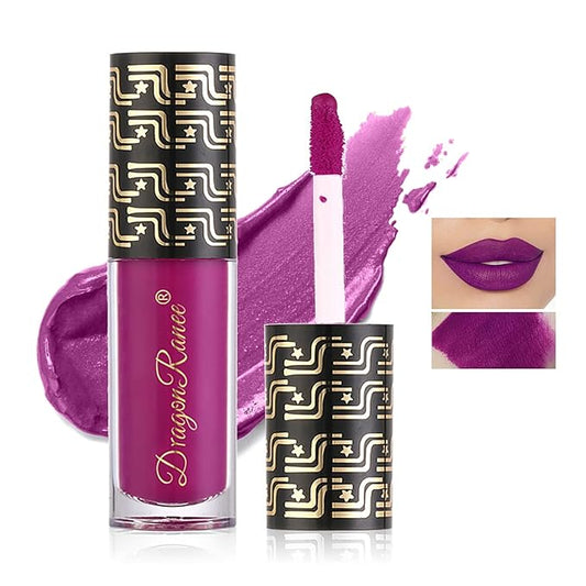 Halloween Dark Matte Liquid Lipstick for Women, Long Lasting Waterproof Lip Gloss, Face Body Painting, Vivid Vampire Lip Stain for Masquerade, Party Goth Makeup, Cosplay (#10 Charm Purple)