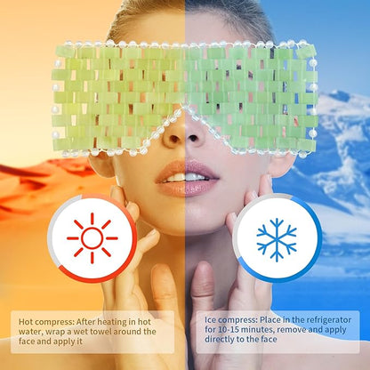 Jade eye mask 2pcs -