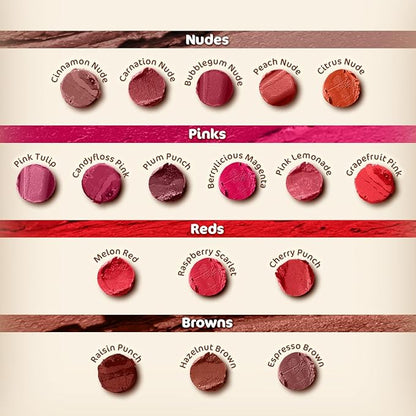 Mamaearth Moisture Matte Lipstick (08 - Pink Tulip) | Infused with Vitamin E | 12-Hour Long Stay & 8-Hour Moisture Lock | Cruelty-Free & Smudge-Proof | 0.07 Oz/2g