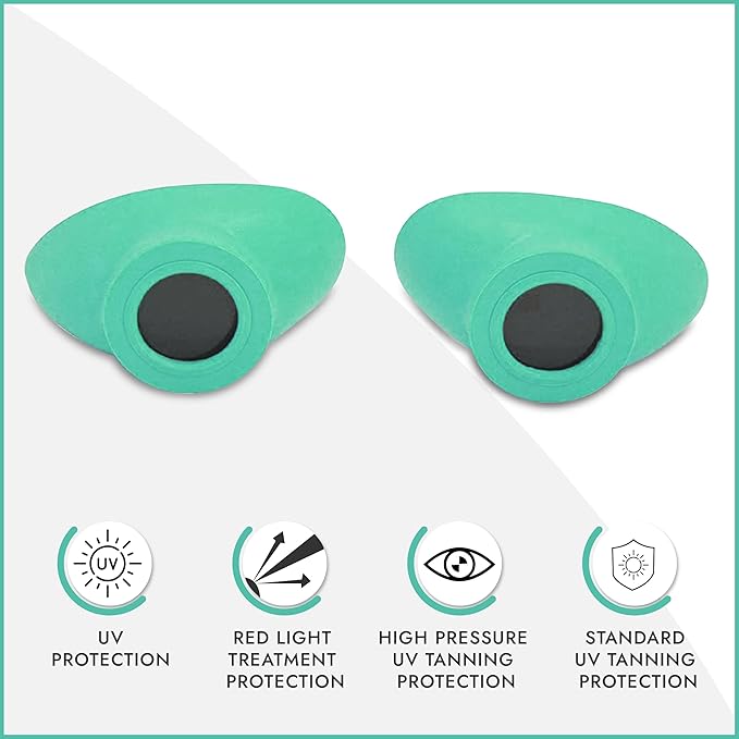 Super Sunnies Slim Flex UV Eye Protection, FDA Compliant Individual Tanning Goggles Eyeshields