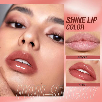 Hydrating Lip Gloss Tinted Lip Balm Lip Oil, Hydrating