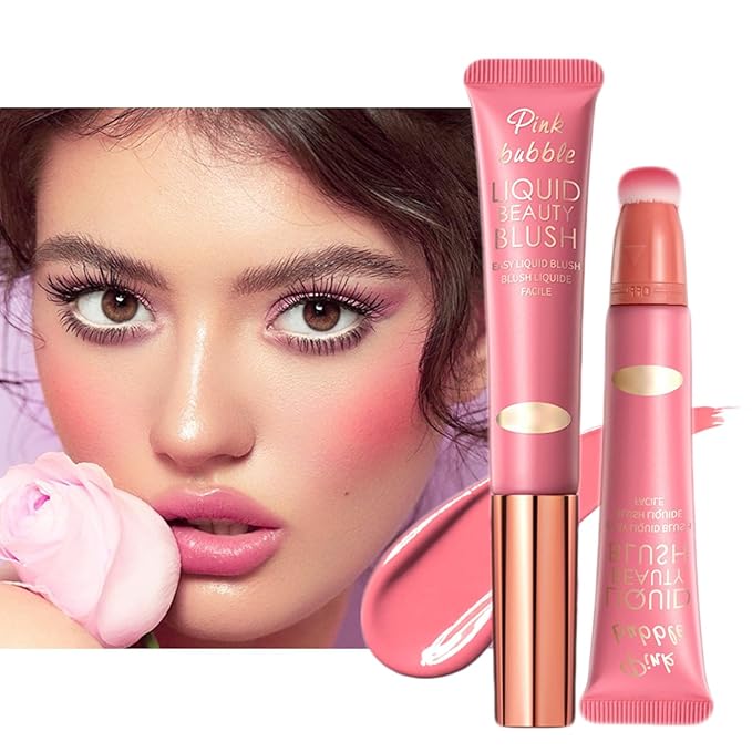 Liquid Blush Makeup Wand, Velvet Cream Blush Stick