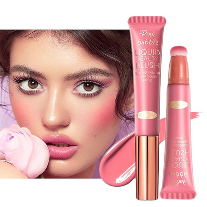 Liquid Blush Makeup Wand, Velvet Cream Blush Stick