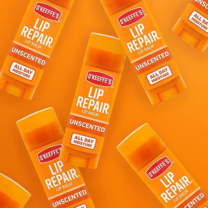 O'Keeffe's Unscented Lip Repair Lip Balm Lips,