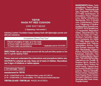 [*Mini Size*] TIRTIR Mask Fit Red Cushion Foundation Fl Oz)