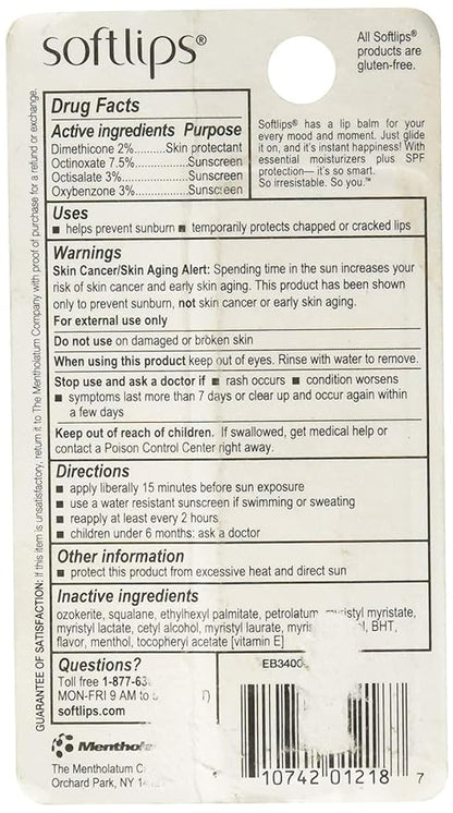 Softlips Lip Protectant SPF 20, Vanilla