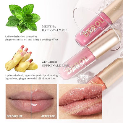 Lip Plumping Lip Gloss,Lip Plumper, Hydrating,