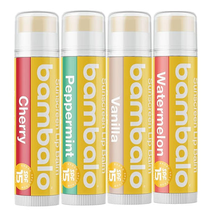 4-Pack Variety SPF 15 Lip Balm
