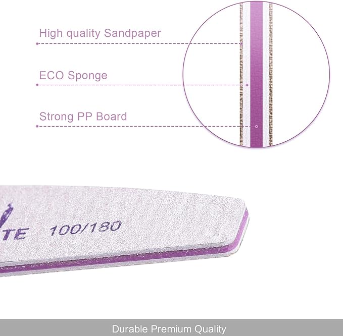 Canvalite 50 PCS Nail File