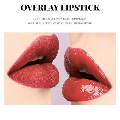 Color Change Plumping Lip Oil Set, Mirror Lip Gloss for Lip Care, Fruit Flavour Natural Hydrating Lip PlumperLip Glow Oil Toot Lip Oil, Nourishing, Non-sticky