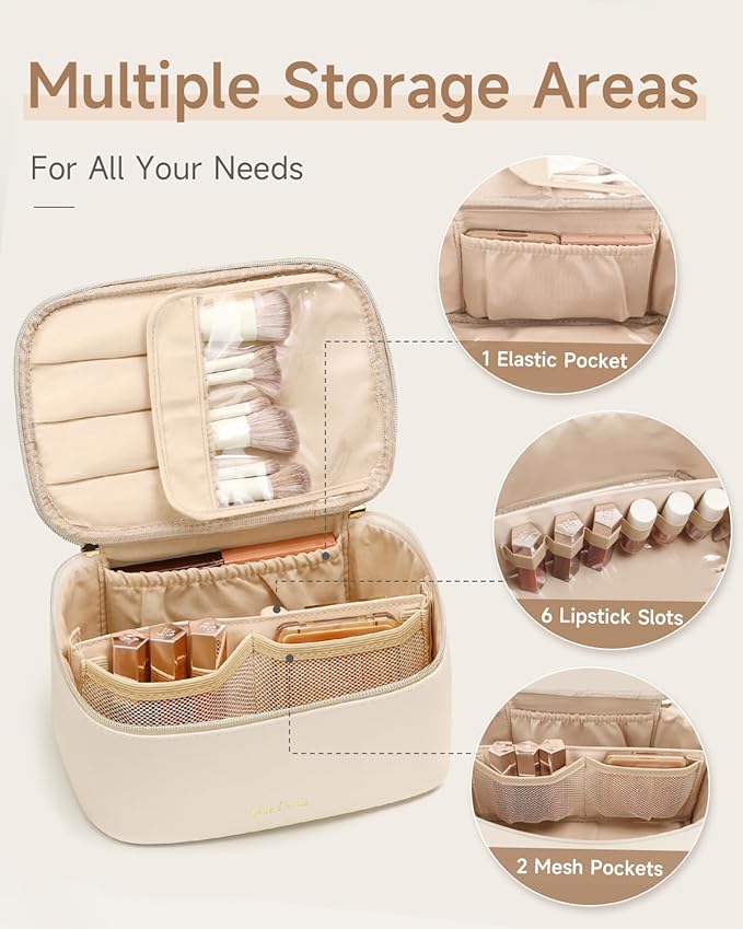 Prite makeup bag, large capacity