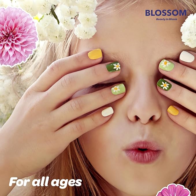 Blossom Hydrating, Moisturizing Scented Cuticle Oil, Scented Color Change Lip Balm, Roll on Lip Gloss, Infused with Real Flowers, 0.7 fl. oz/15mL, 3 Pack Gift Set, Rose/Pink/Strawberry