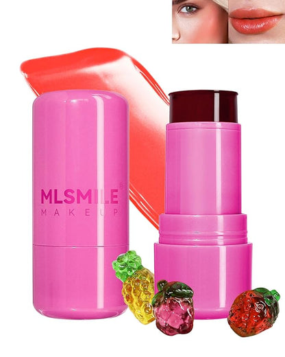 Makeup Jelly Tint,Cooling Water Jelly Tint Berry Blush Lip Stains-04