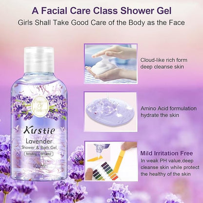 Travel Size Body Wash, Shower Gel, 3.38oz