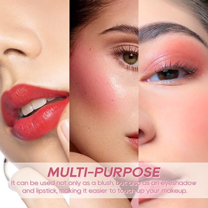 KYDA 2 Colors Liquid Blush Highlighter, Silky Matte Set C