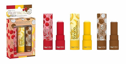 HerMINE Lip Balm Plant-based Lip Butter Flavors