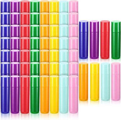 Maitys 64 Pieces Lip Balm 5 ml Empty ml