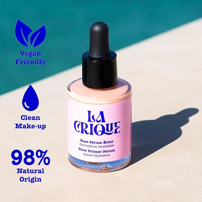 Tinted Serum - Hydrating Face Serum with Hyaluronic Acid (00 Primer, 1 Fl oz)