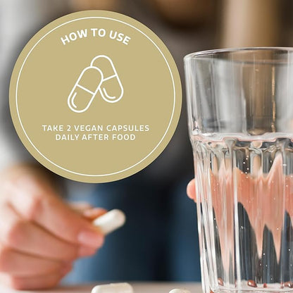 Hair Growth + Nails Vitamin | Zinc, Biotin, B-Vitamins and Kelp | Reduces Hair Loss and thinning | Hair Growth Complex Supplement for Women | Extra Strength | 60 Capsules