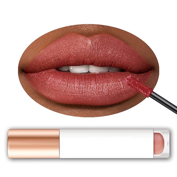 Women Matte Lipstick Nude Long Lasting Liquid Lipstick, Long