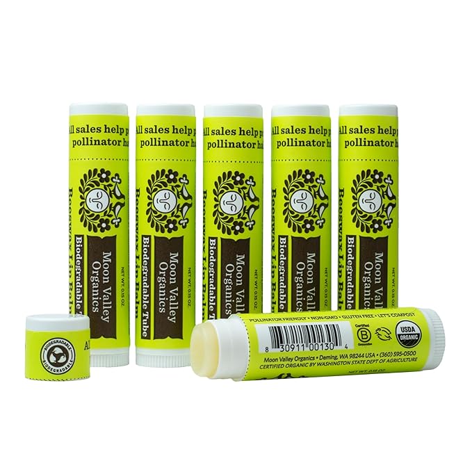 Moon Valley Organics Beeswax Lip Balm LIME,