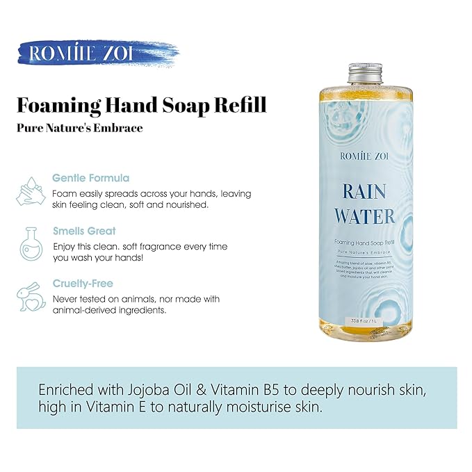 Foaming Hand Soap Refill, Rain Water,