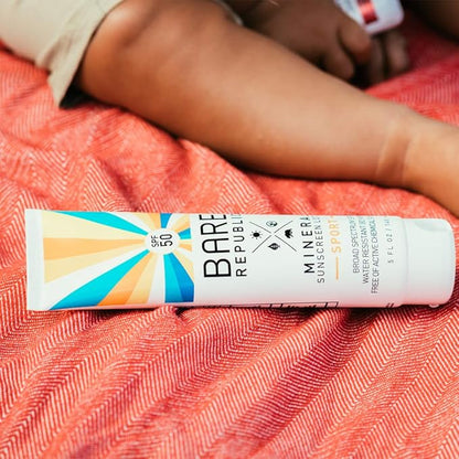 SPF 50 Mineral Sport Lotion + SPF 50 Mineral Sport Vanilla Coco Spray (2-pack)