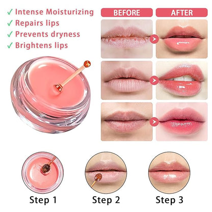 3 PCS Bee Lip Balm Honey Wrinkle