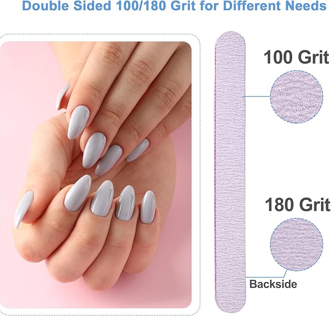 50 pcs nail file, emery