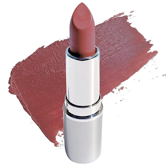 Honeybee Gardens Truly Natural Long Lasting Lipstick, Trinity, Rose/Mauve, Naturally Hydrating & Nourishing, Vegan, Gluten-Free & Cruelty-Free, 0.13 oz / 3.8 g