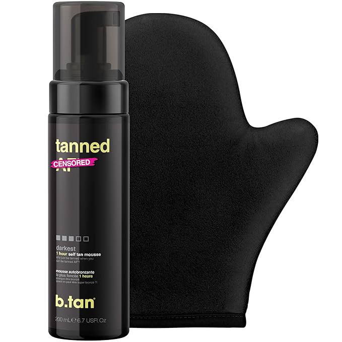 b.tan Dark Self Tanner Kit |